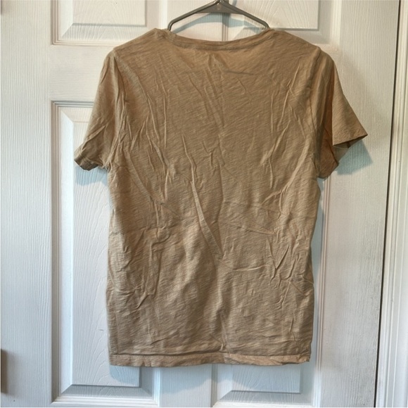 J. CREW Artist Series Graphic Tee with Blue Cafe Design - Picture 5 of 10